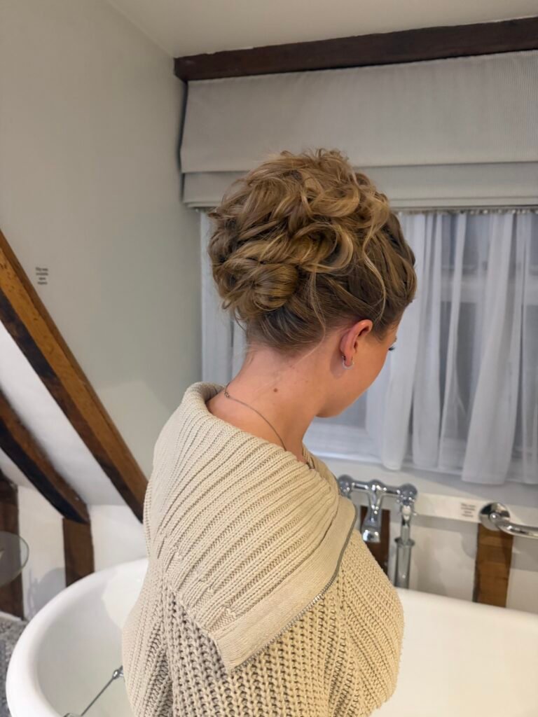 Event hair up for Norwich Bridesmaid